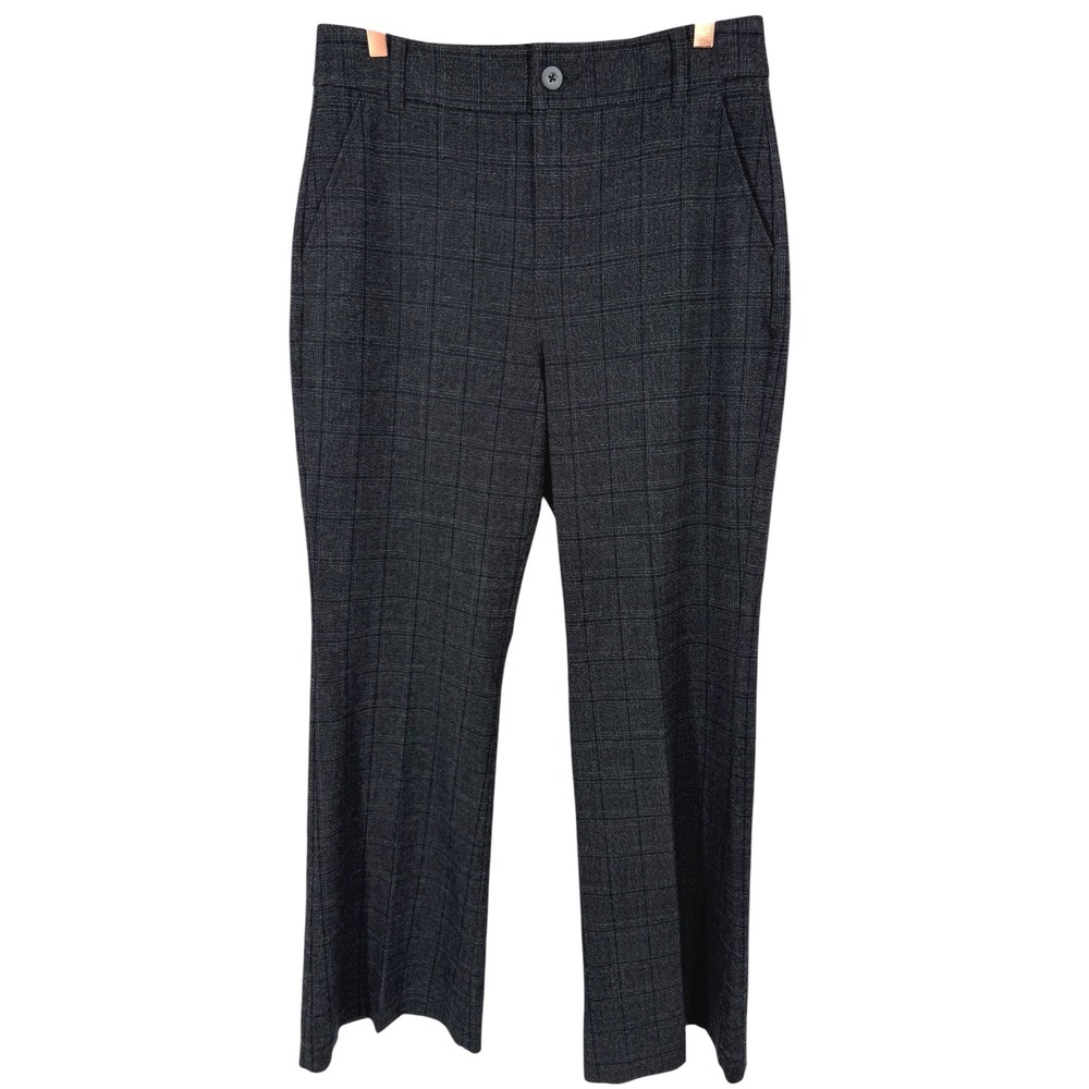 Cabi Womens Swagger Trouser Pants Charcoal Gray Plaid 4690R Size 8 Career Preppy - Picture 3 of 10